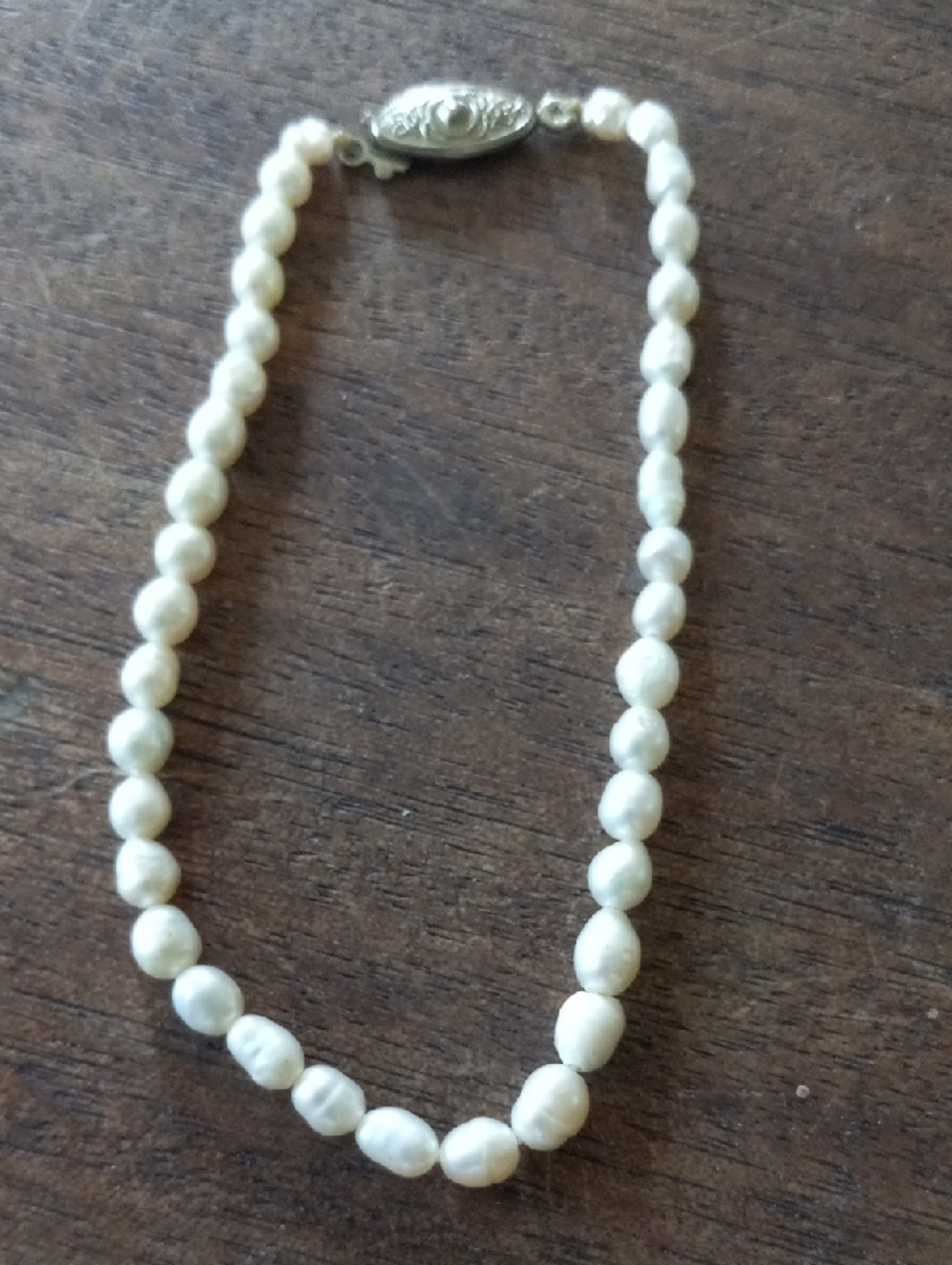 Vintage Estate Find  Classic White Pearl Strand Bracelet  - Women Jewelry